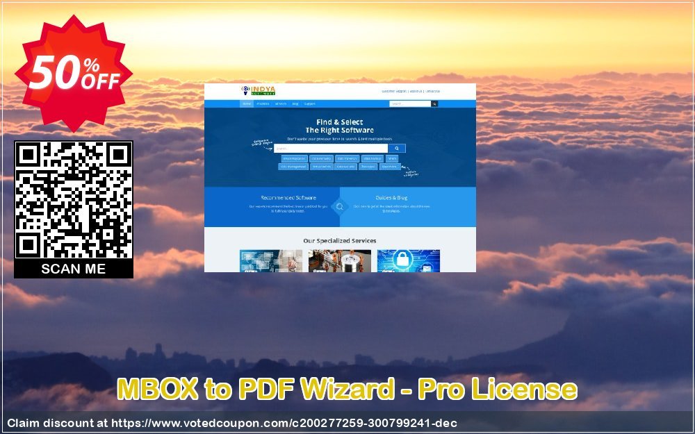 MBOX to PDF Wizard - Pro Plan Coupon, discount Coupon code MBOX to PDF Wizard - Pro License. Promotion: MBOX to PDF Wizard - Pro License offer from BitRecover