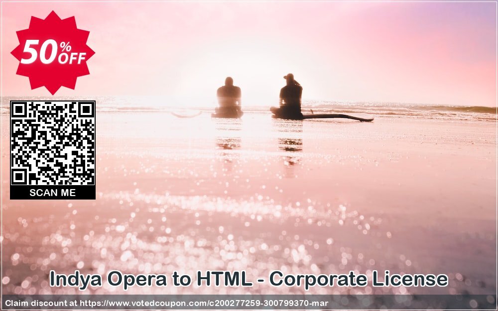 Indya Opera to HTML - Corporate Plan Coupon Code May 2024, 50% OFF - VotedCoupon