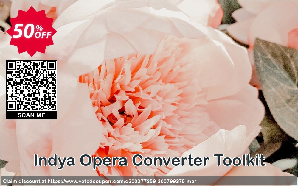 Indya Opera Converter Toolkit Coupon Code Apr 2024, 50% OFF - VotedCoupon