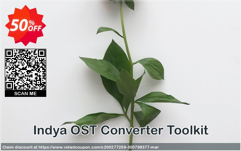 Indya OST Converter Toolkit Coupon, discount Coupon code Indya OST Converter Toolkit - Personal License. Promotion: Indya OST Converter Toolkit - Personal License offer from BitRecover