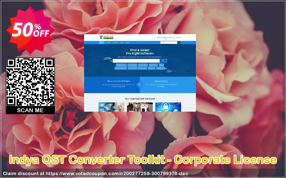 Indya OST Converter Toolkit - Corporate Plan Coupon, discount Coupon code Indya OST Converter Toolkit - Corporate License. Promotion: Indya OST Converter Toolkit - Corporate License offer from BitRecover