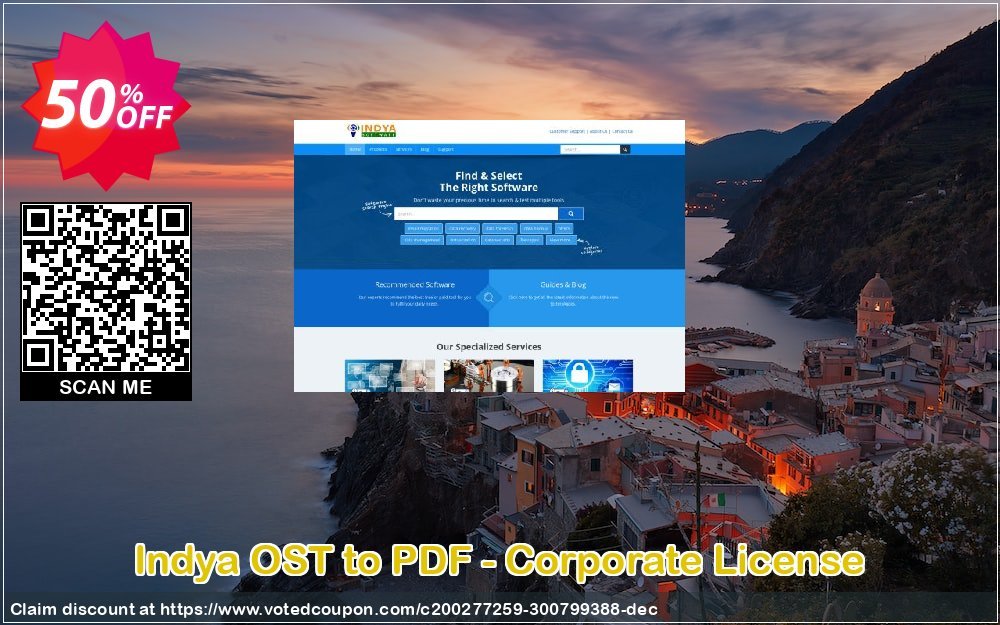 Indya OST to PDF - Corporate Plan Coupon, discount Coupon code Indya OST to PDF - Corporate License. Promotion: Indya OST to PDF - Corporate License offer from BitRecover