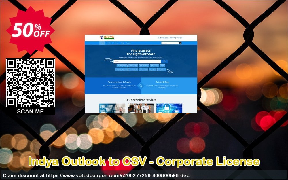 Indya Outlook to CSV - Corporate Plan Coupon, discount Coupon code Indya Outlook to CSV - Corporate License. Promotion: Indya Outlook to CSV - Corporate License offer from BitRecover