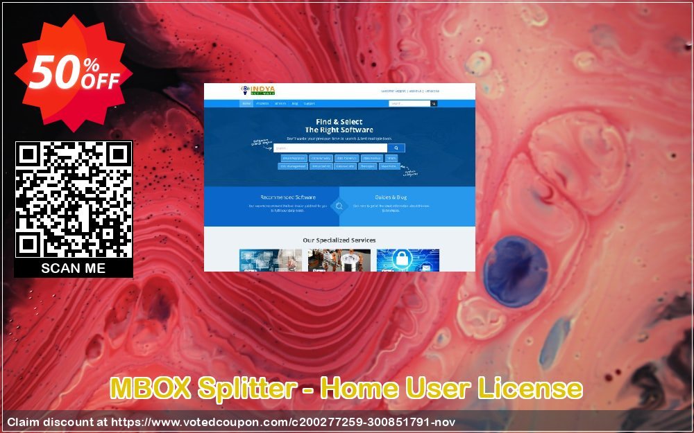 MBOX Splitter - Home User Plan Coupon, discount Coupon code MBOX Splitter - Home User License. Promotion: MBOX Splitter - Home User License offer from BitRecover