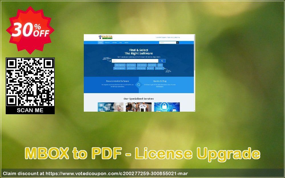 MBOX to PDF - Plan Upgrade Coupon, discount Coupon code MBOX to PDF - License Upgrade. Promotion: MBOX to PDF - License Upgrade offer from BitRecover