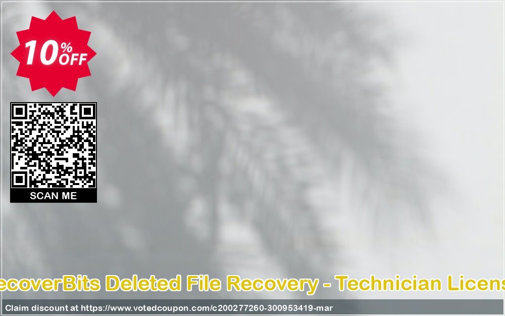 RecoverBits Deleted File Recovery - Technician Plan Coupon Code May 2024, 10% OFF - VotedCoupon