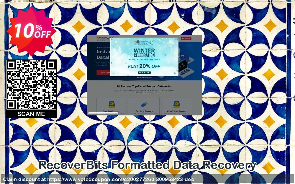 RecoverBits Formatted Data Recovery Coupon, discount Coupon code RecoverBits Formatted Data Recovery - Personal License. Promotion: RecoverBits Formatted Data Recovery - Personal License offer from RecoverBits