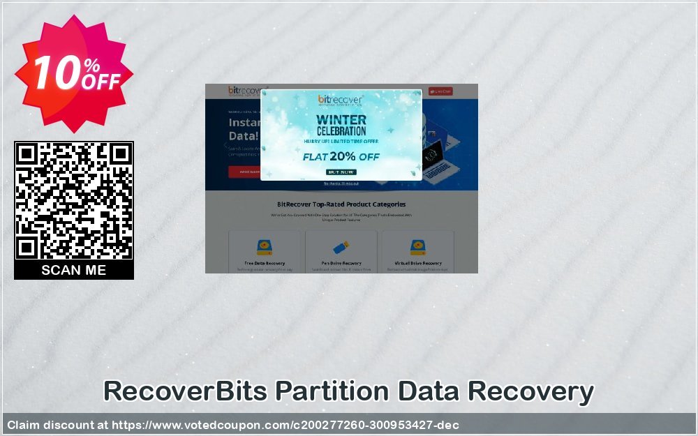 RecoverBits Partition Data Recovery Coupon, discount Coupon code RecoverBits Partition Data Recovery - Personal License. Promotion: RecoverBits Partition Data Recovery - Personal License offer from RecoverBits