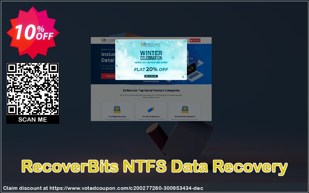 RecoverBits NTFS Data Recovery Coupon, discount Coupon code RecoverBits NTFS Data Recovery - Personal License. Promotion: RecoverBits NTFS Data Recovery - Personal License offer from RecoverBits