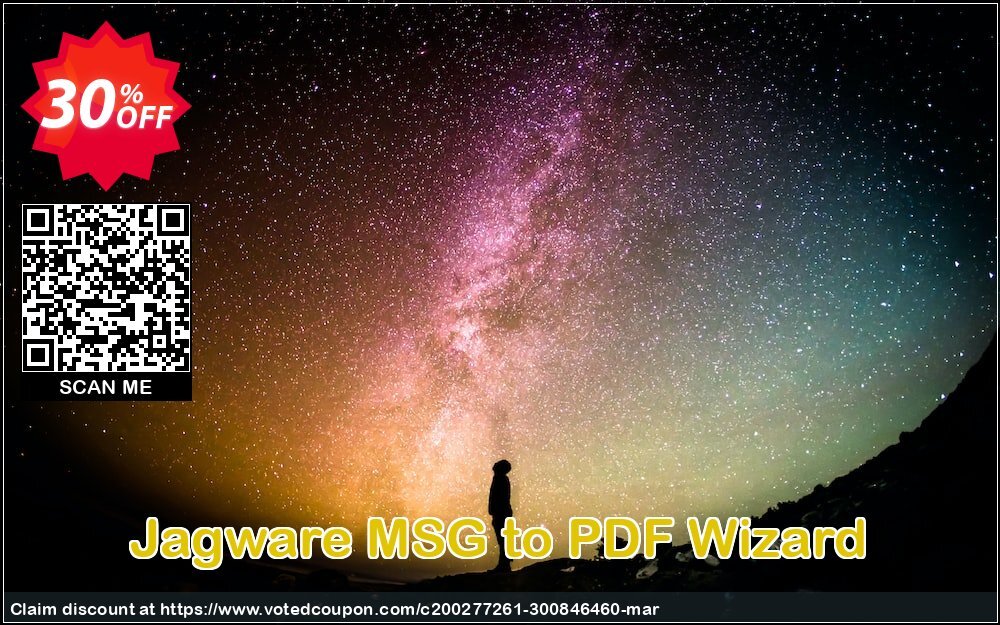 Jagware MSG to PDF Wizard Coupon, discount Coupon code Jagware MSG to PDF Wizard - Home User License. Promotion: Jagware MSG to PDF Wizard - Home User License offer from Jagware Software