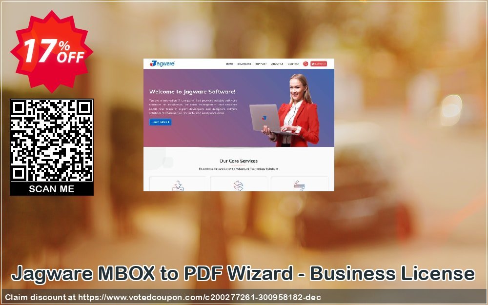 Jagware MBOX to PDF Wizard - Business Plan Coupon, discount Coupon code Jagware MBOX to PDF Wizard - Business License. Promotion: Jagware MBOX to PDF Wizard - Business License offer from Jagware Software