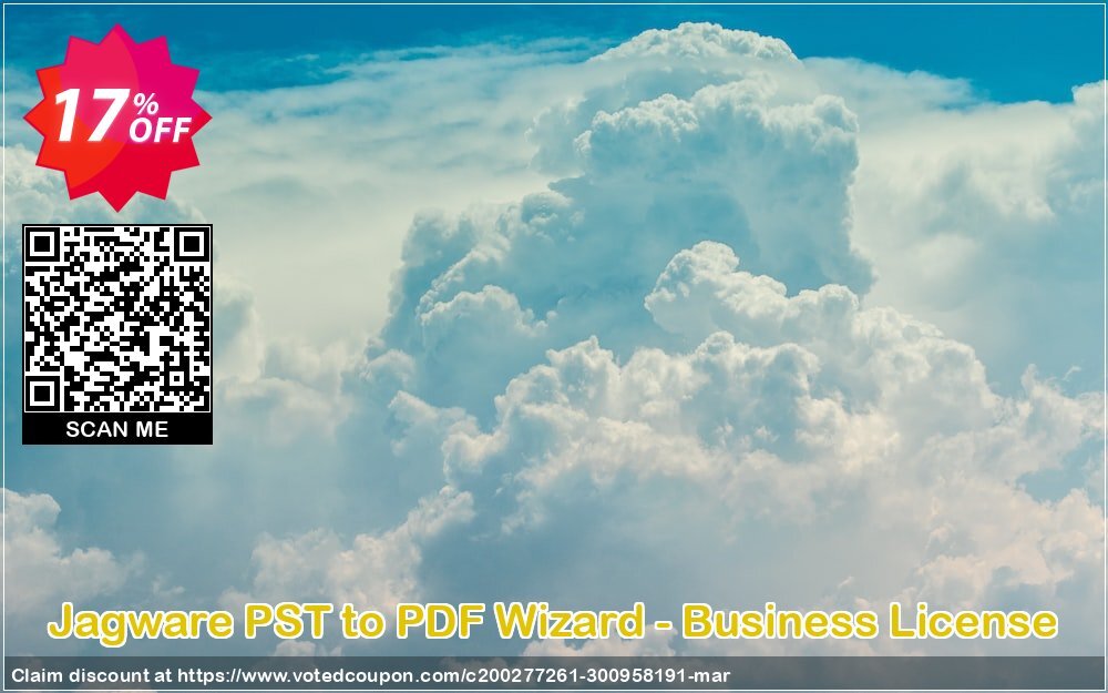 Jagware PST to PDF Wizard - Business Plan Coupon Code May 2024, 17% OFF - VotedCoupon