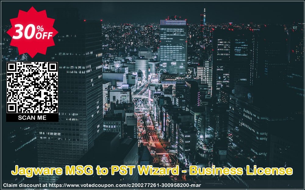 Jagware MSG to PST Wizard - Business Plan Coupon Code Apr 2024, 22% OFF - VotedCoupon