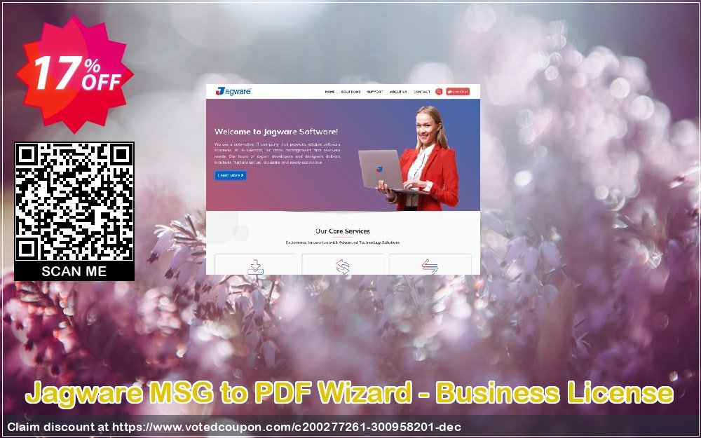 Jagware MSG to PDF Wizard - Business Plan Coupon, discount Coupon code Jagware MSG to PDF Wizard - Business License. Promotion: Jagware MSG to PDF Wizard - Business License offer from Jagware Software