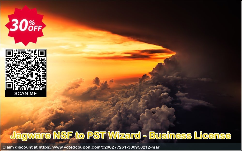 Jagware NSF to PST Wizard - Business Plan Coupon Code Apr 2024, 7% OFF - VotedCoupon