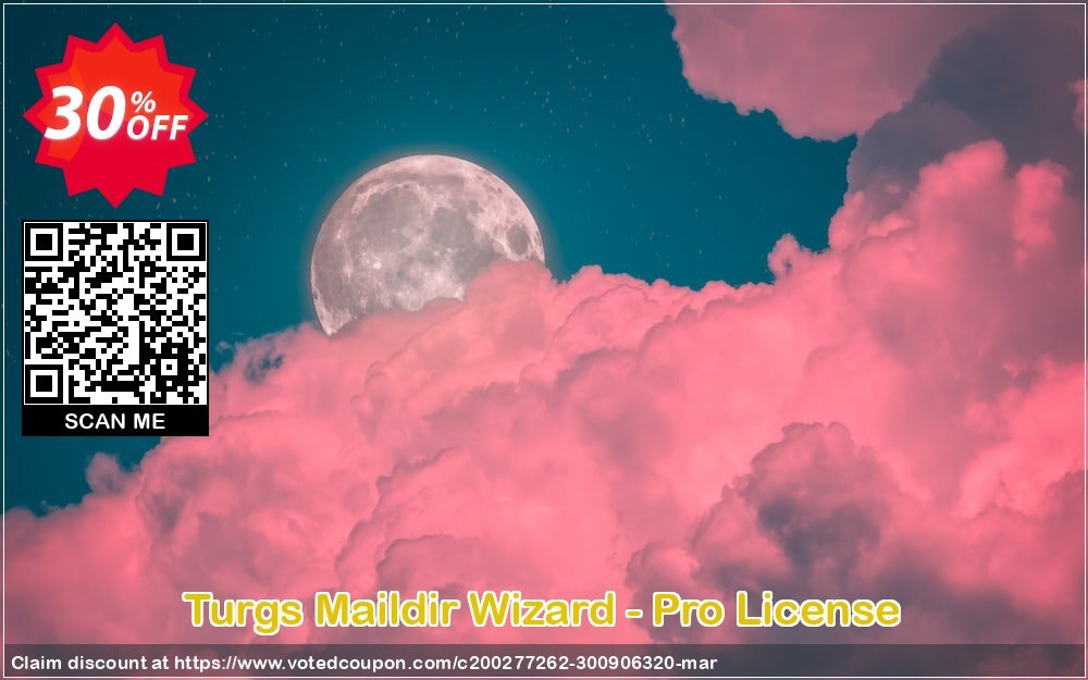 Turgs Maildir Wizard - Pro Plan Coupon, discount Coupon code Turgs Maildir Wizard - Pro License. Promotion: Turgs Maildir Wizard - Pro License offer from Turgs