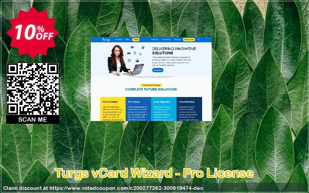 Turgs vCard Wizard - Pro Plan Coupon, discount Coupon code Turgs vCard Wizard - Pro License. Promotion: Turgs vCard Wizard - Pro License offer from Turgs
