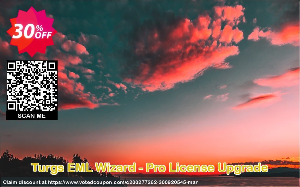 Turgs EML Wizard - Pro Plan Upgrade Coupon, discount Coupon code Turgs EML Wizard - Pro License Upgrade. Promotion: Turgs EML Wizard - Pro License Upgrade offer from Turgs