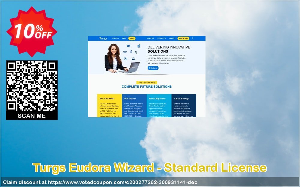 Turgs Eudora Wizard - Standard Plan Coupon, discount Coupon code Turgs Eudora Wizard - Standard License. Promotion: Turgs Eudora Wizard - Standard License offer from Turgs