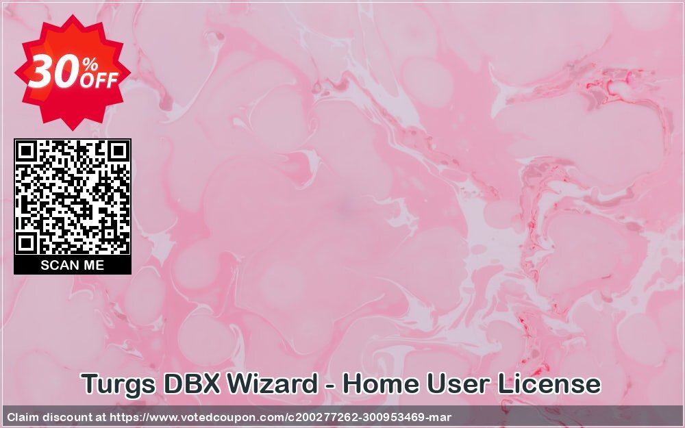 Turgs DBX Wizard - Home User Plan Coupon, discount Coupon code Turgs DBX Wizard - Home User License. Promotion: Turgs DBX Wizard - Home User License offer from Turgs