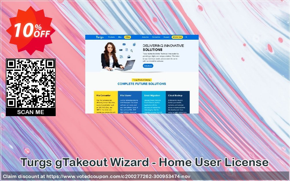 Turgs gTakeout Wizard - Home User Plan Coupon, discount Coupon code Turgs gTakeout Wizard - Home User License. Promotion: Turgs gTakeout Wizard - Home User License offer from Turgs