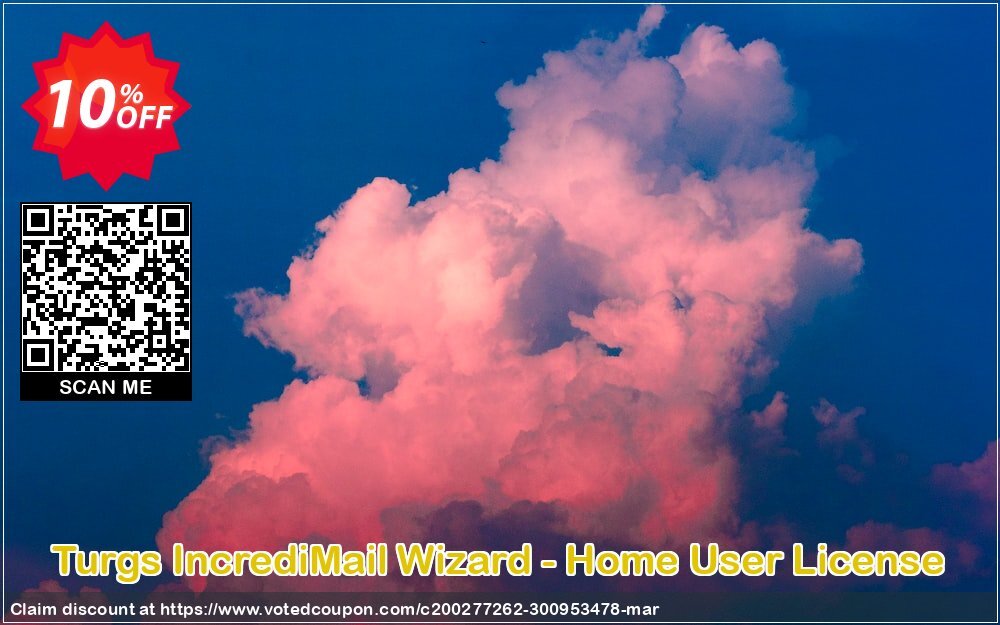 Turgs IncrediMail Wizard - Home User Plan Coupon, discount Coupon code Turgs IncrediMail Wizard - Home User License. Promotion: Turgs IncrediMail Wizard - Home User License offer from Turgs