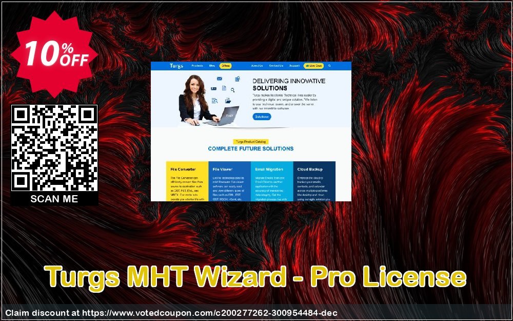 Turgs MHT Wizard - Pro Plan Coupon, discount Coupon code Turgs MHT Wizard - Pro License. Promotion: Turgs MHT Wizard - Pro License offer from Turgs