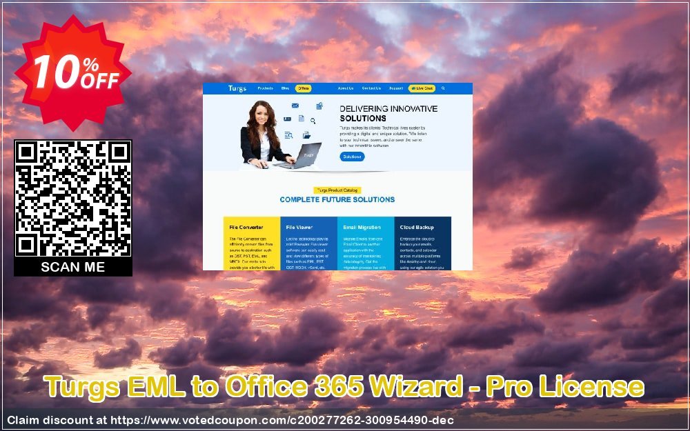 Turgs EML to Office 365 Wizard - Pro Plan Coupon, discount Coupon code Turgs EML to Office 365 Wizard - Pro License. Promotion: Turgs EML to Office 365 Wizard - Pro License offer from Turgs