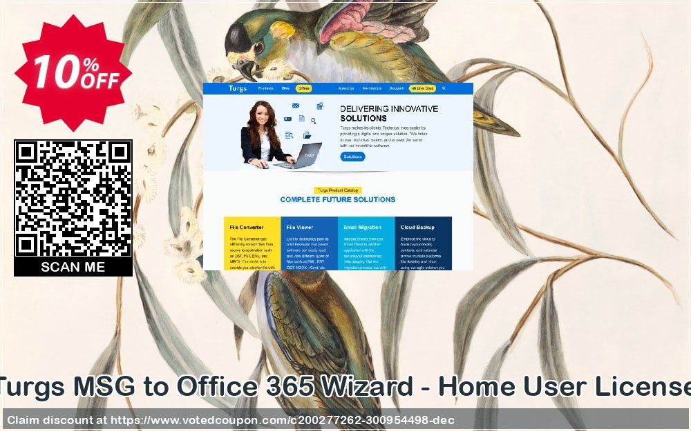Turgs MSG to Office 365 Wizard - Home User Plan Coupon, discount Coupon code Turgs MSG to Office 365 Wizard - Home User License. Promotion: Turgs MSG to Office 365 Wizard - Home User License offer from Turgs
