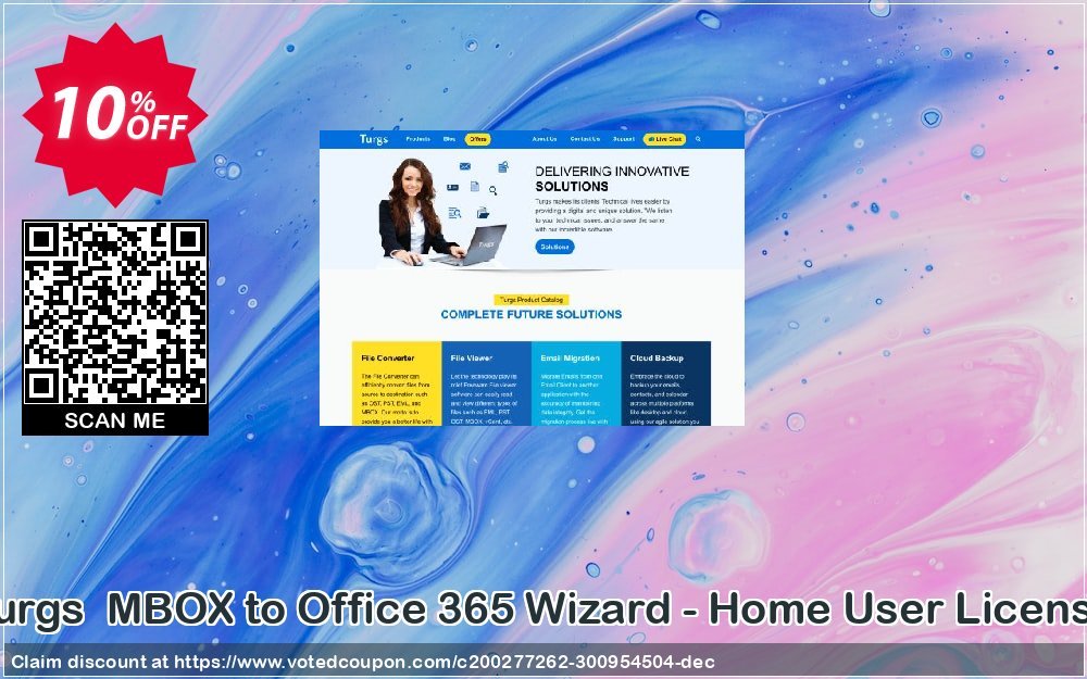 Turgs  MBOX to Office 365 Wizard - Home User Plan Coupon, discount Coupon code Turgs  MBOX to Office 365 Wizard - Home User License. Promotion: Turgs  MBOX to Office 365 Wizard - Home User License offer from Turgs