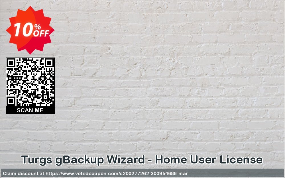 Turgs gBackup Wizard - Home User Plan Coupon Code Apr 2024, 10% OFF - VotedCoupon