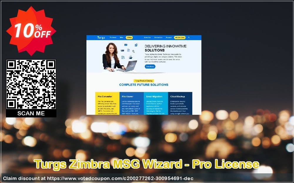 Turgs Zimbra MSG Wizard - Pro Plan Coupon, discount Coupon code Turgs Zimbra MSG Wizard - Pro License. Promotion: Turgs Zimbra MSG Wizard - Pro License offer from Turgs