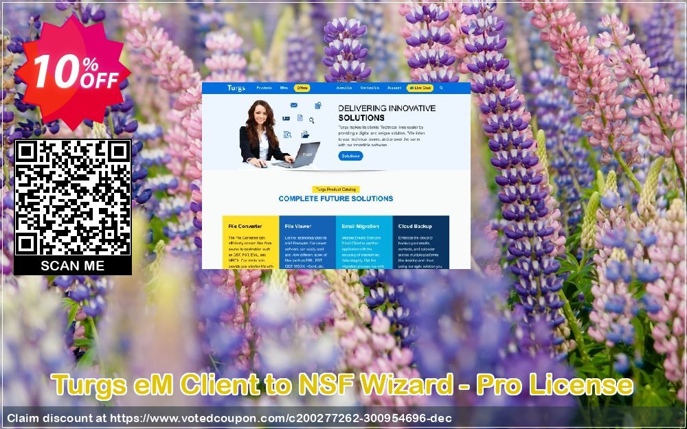 Get 10% OFF Turgs eM Client to NSF Wizard - Pro License Coupon