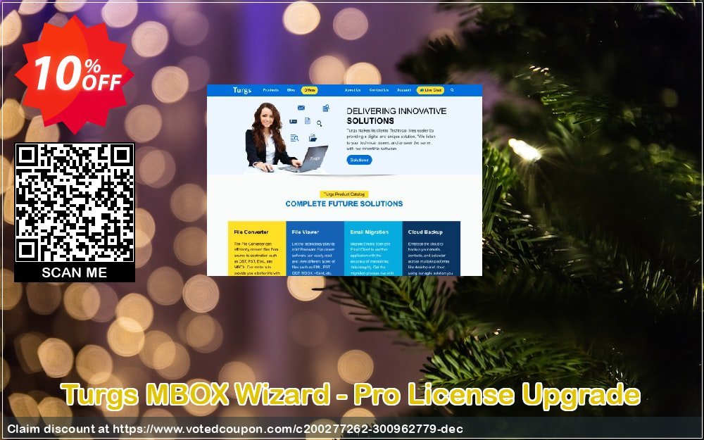 Turgs MBOX Wizard - Pro Plan Upgrade Coupon, discount Coupon code Turgs MBOX Wizard - Pro License Upgrade. Promotion: Turgs MBOX Wizard - Pro License Upgrade offer from Turgs