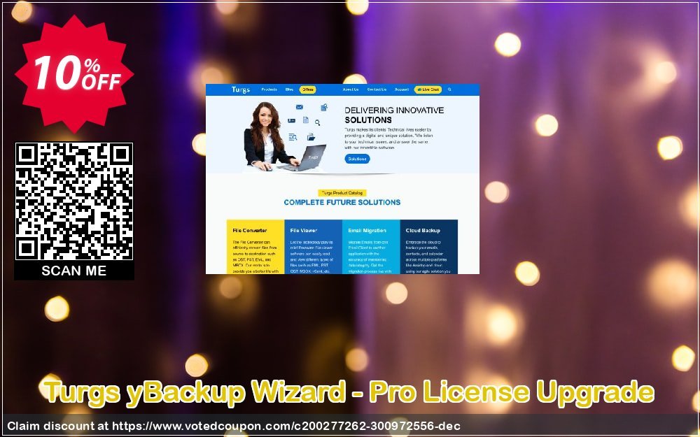 Get 10% OFF Turgs yBackup Wizard - Pro License Upgrade Coupon