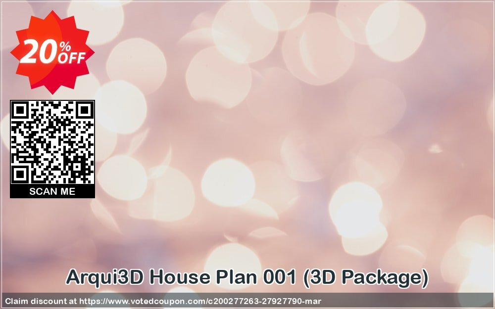 Arqui3D House Plan 001, 3D Package  Coupon Code Apr 2024, 20% OFF - VotedCoupon