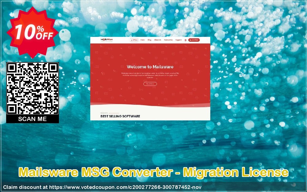 Mailsware MSG Converter - Migration Plan Coupon, discount Coupon code Mailsware MSG Converter - Migration License. Promotion: Mailsware MSG Converter - Migration License offer from ZOOK Software