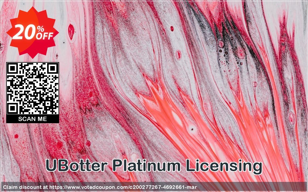 UBotter Platinum Licensing Coupon, discount UBotter Platinum Licensing Big deals code 2024. Promotion: Big deals code of UBotter Platinum Licensing 2024