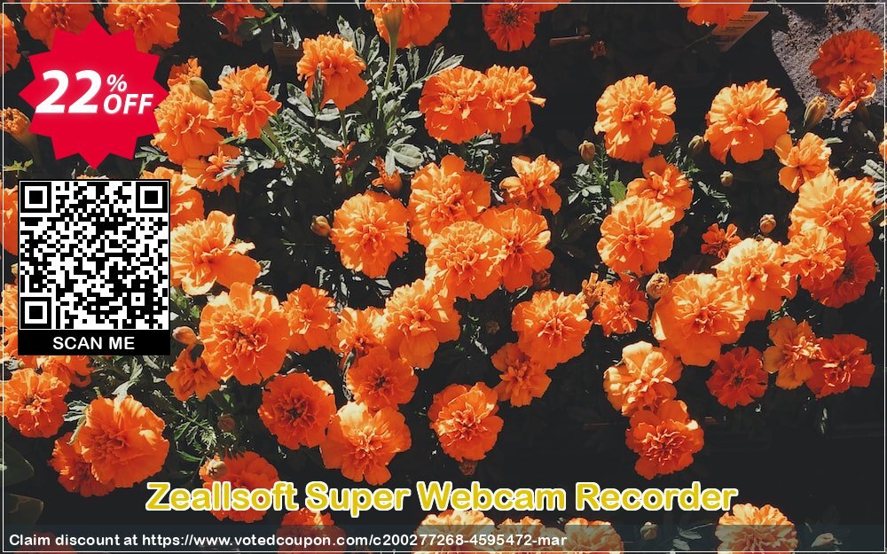 Zeallsoft Super Webcam Recorder Coupon, discount Super Webcam Recorder Imposing sales code 2024. Promotion: Imposing sales code of Super Webcam Recorder 2024