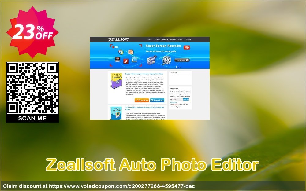 Zeallsoft Auto Photo Editor Coupon, discount Auto Photo Editor Dreaded discounts code 2023. Promotion: Dreaded discounts code of Auto Photo Editor 2023