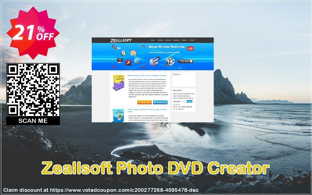 Zeallsoft Photo DVD Creator Coupon, discount Photo DVD Creator Excellent promotions code 2023. Promotion: Excellent promotions code of Photo DVD Creator 2023