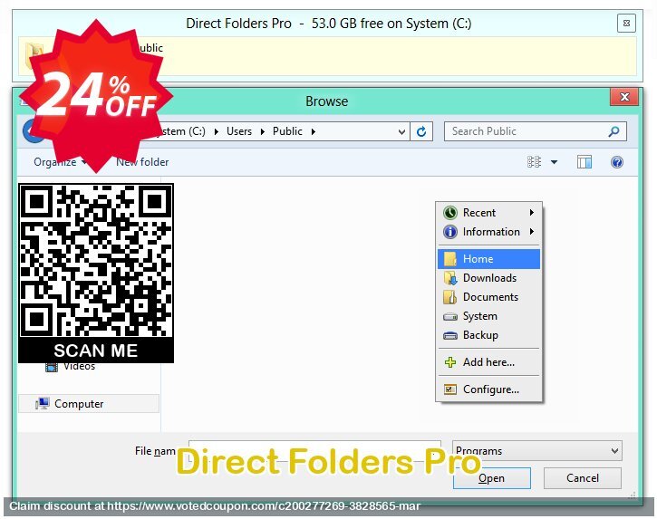 Direct Folders Pro Coupon Code May 2024, 24% OFF - VotedCoupon