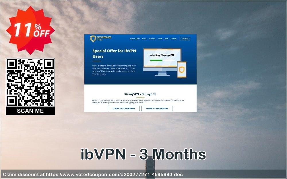 ibVPN - 3 Months Coupon, discount ibVPN - 3 Months Stunning discount code 2023. Promotion: Stunning discount code of ibVPN - 3 Months 2023
