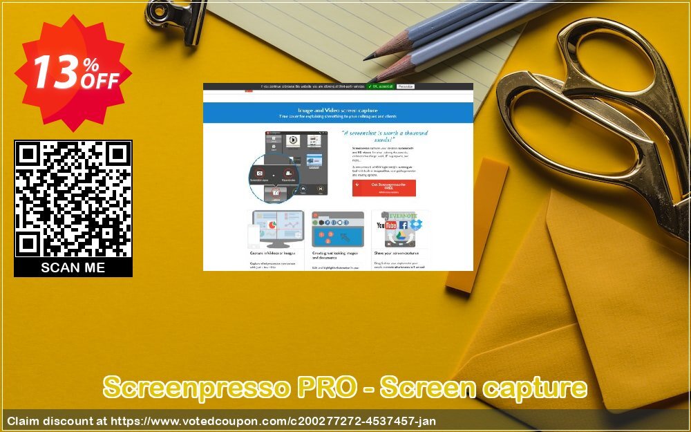 Screenpresso PRO - Screen capture voted-on promotion codes