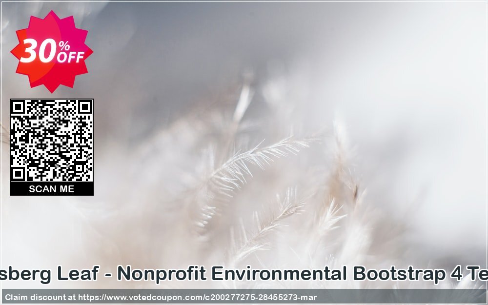 Themesberg Leaf - Nonprofit Environmental Bootstrap 4 Template Coupon Code Apr 2024, 30% OFF - VotedCoupon