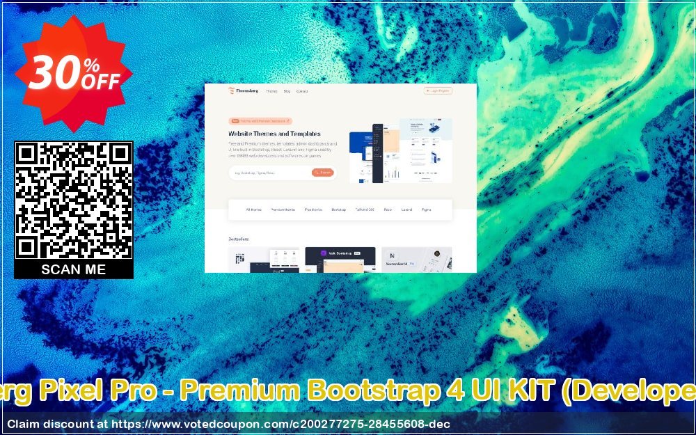 Themesberg Pixel Pro - Premium Bootstrap 4 UI KIT, Developer Plan  Coupon, discount Pixel Pro - Premium Bootstrap 4 UI KIT (Developer License) Excellent sales code 2023. Promotion: Excellent sales code of Pixel Pro - Premium Bootstrap 4 UI KIT (Developer License) 2023