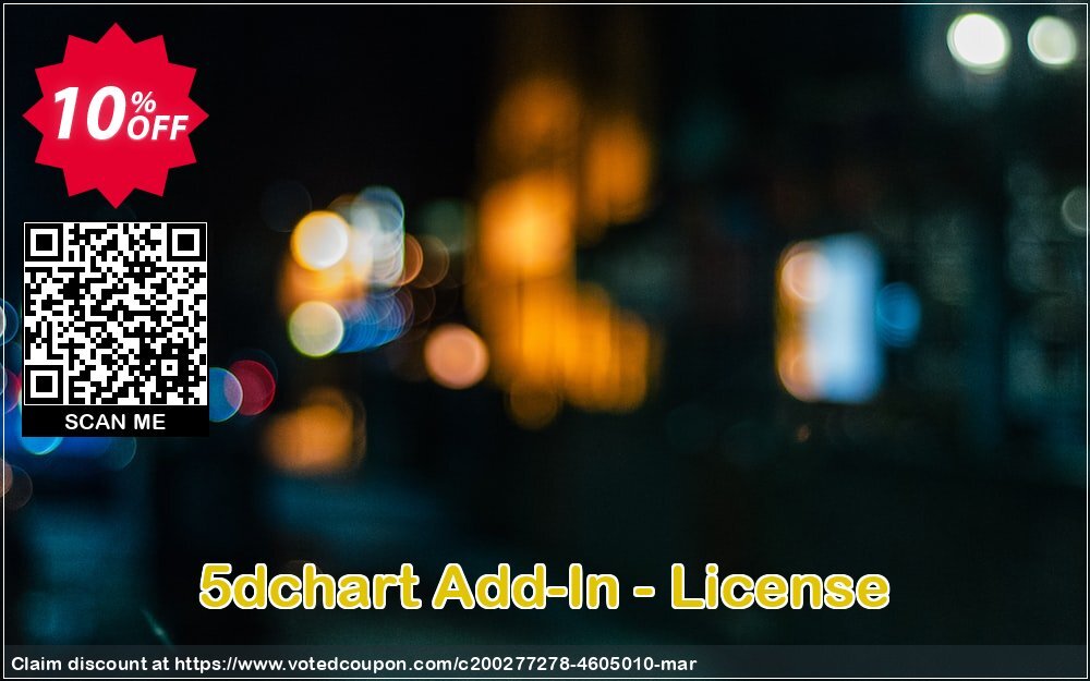 5dchart Add-In - Plan Coupon, discount 5dchart Add-In - License Exclusive discounts code 2025. Promotion: Exclusive discounts code of 5dchart Add-In - License 2024