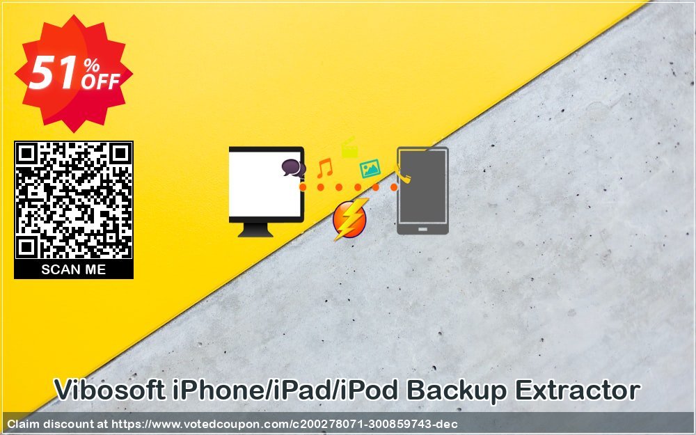 Vibosoft iPhone/iPad/iPod Backup Extractor Coupon Code Apr 2024, 51% OFF - VotedCoupon