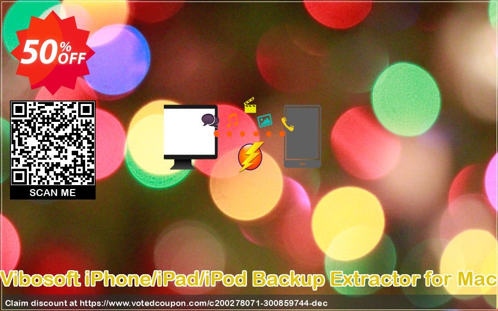 Vibosoft iPhone/iPad/iPod Backup Extractor for MAC Coupon, discount Coupon code Vibosoft iPhone/iPad/iPod Backup Extractor for Mac. Promotion: Vibosoft iPhone/iPad/iPod Backup Extractor for Mac offer from Vibosoft Studio
