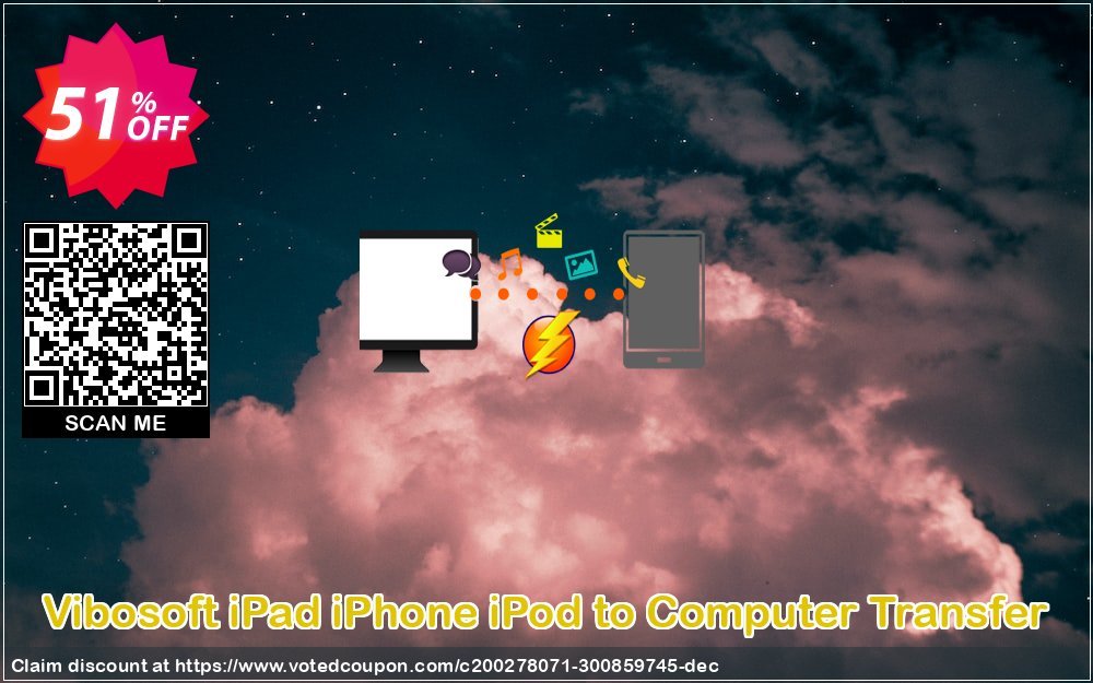 Vibosoft iPad iPhone iPod to Computer Transfer Coupon, discount Coupon code Vibosoft iPad iPhone iPod to Computer Transfer. Promotion: Vibosoft iPad iPhone iPod to Computer Transfer offer from Vibosoft Studio